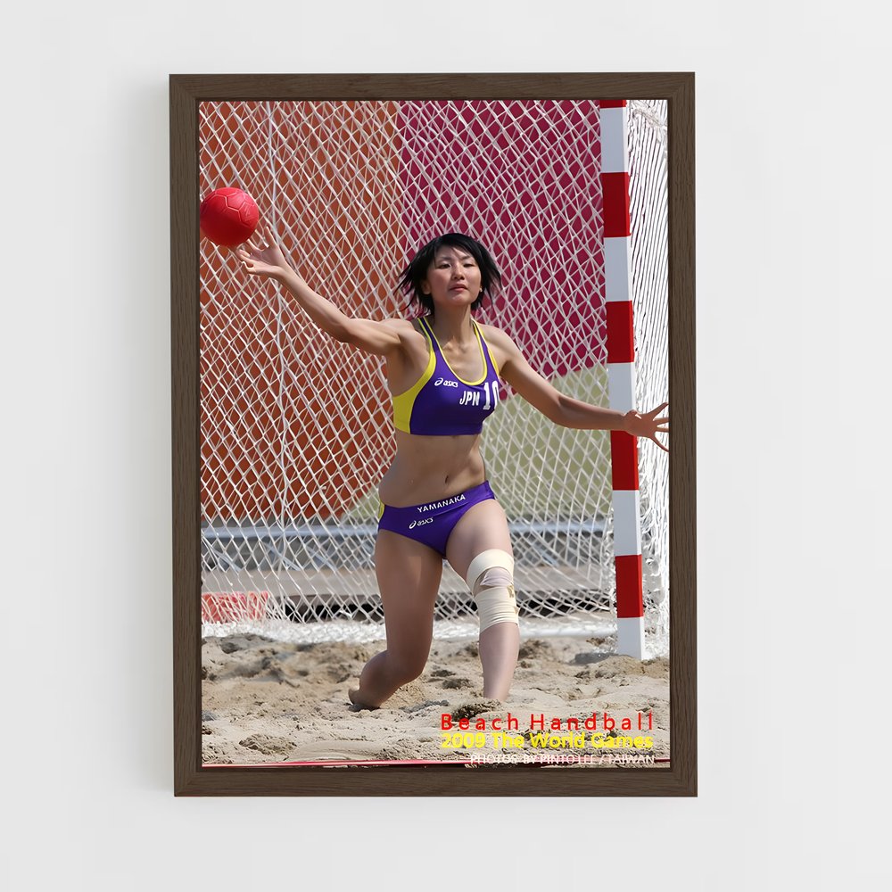 Poster Beach de handball (vue 5)